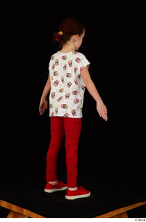 Lilly dressed leggings red shoes standing t shirt trousers whole…